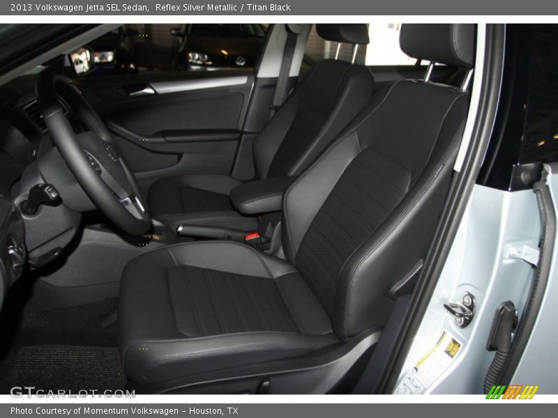 Reflex Silver Metallic / Titan Black 2013 Volkswagen Jetta SEL Sedan