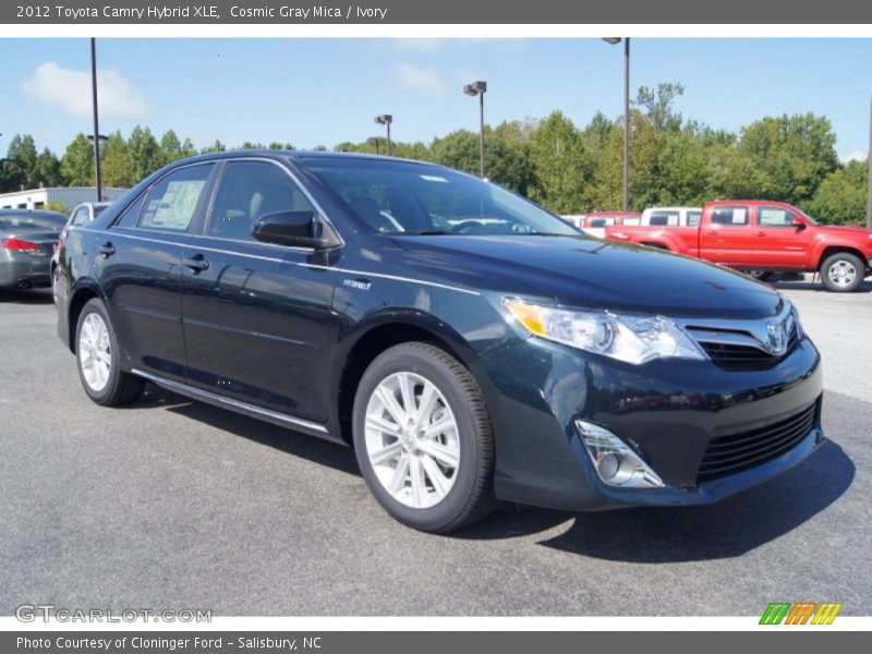 Cosmic Gray Mica / Ivory 2012 Toyota Camry Hybrid XLE