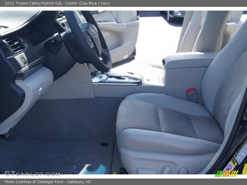 Cosmic Gray Mica / Ivory 2012 Toyota Camry Hybrid XLE