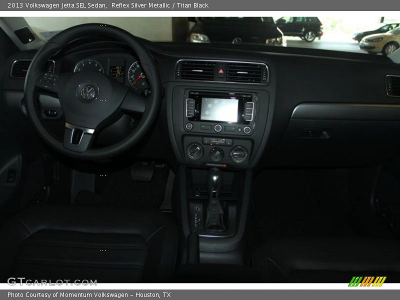 Reflex Silver Metallic / Titan Black 2013 Volkswagen Jetta SEL Sedan