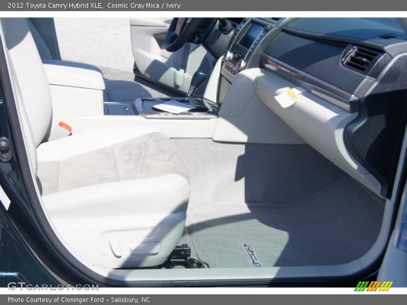 Cosmic Gray Mica / Ivory 2012 Toyota Camry Hybrid XLE
