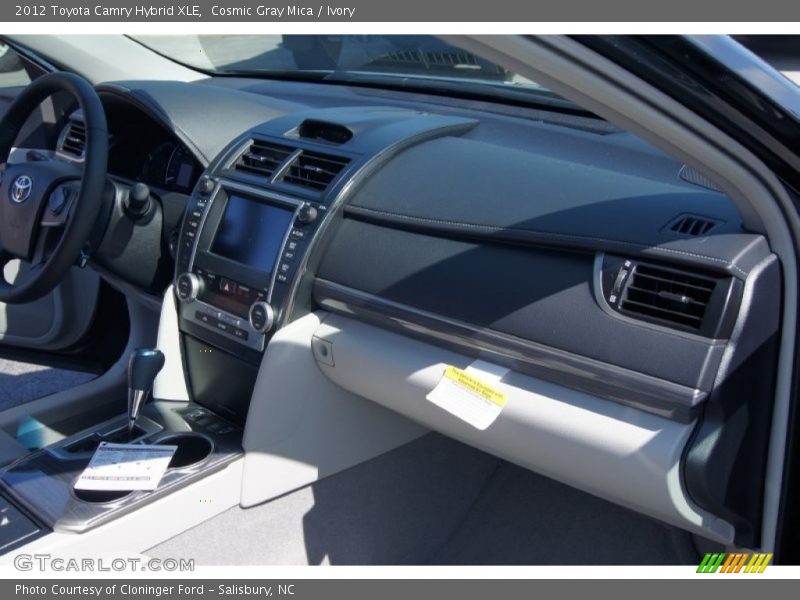 Cosmic Gray Mica / Ivory 2012 Toyota Camry Hybrid XLE