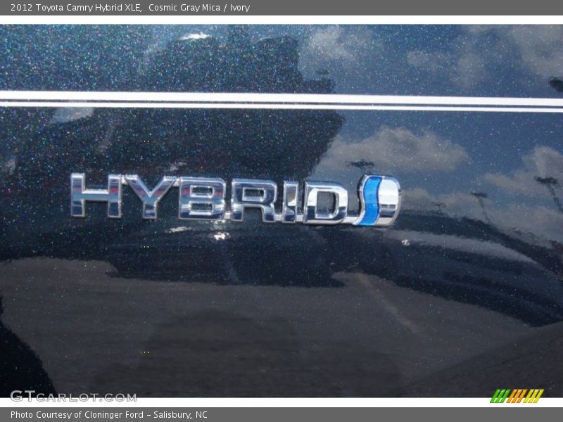 Cosmic Gray Mica / Ivory 2012 Toyota Camry Hybrid XLE