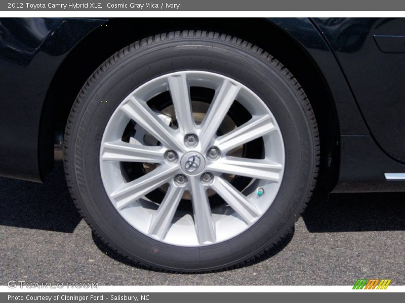 Cosmic Gray Mica / Ivory 2012 Toyota Camry Hybrid XLE