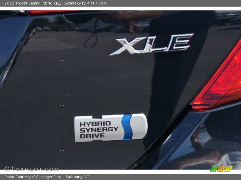 Cosmic Gray Mica / Ivory 2012 Toyota Camry Hybrid XLE