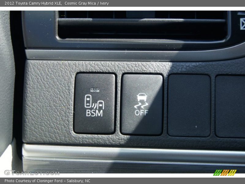Cosmic Gray Mica / Ivory 2012 Toyota Camry Hybrid XLE