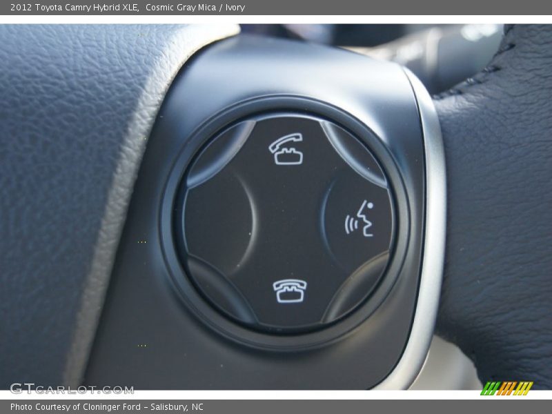 Cosmic Gray Mica / Ivory 2012 Toyota Camry Hybrid XLE