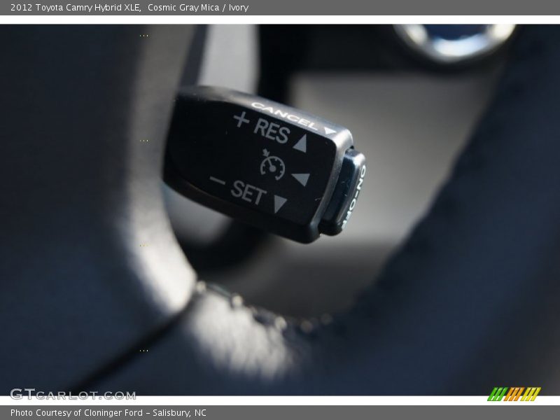 Cosmic Gray Mica / Ivory 2012 Toyota Camry Hybrid XLE