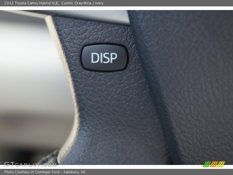 Cosmic Gray Mica / Ivory 2012 Toyota Camry Hybrid XLE