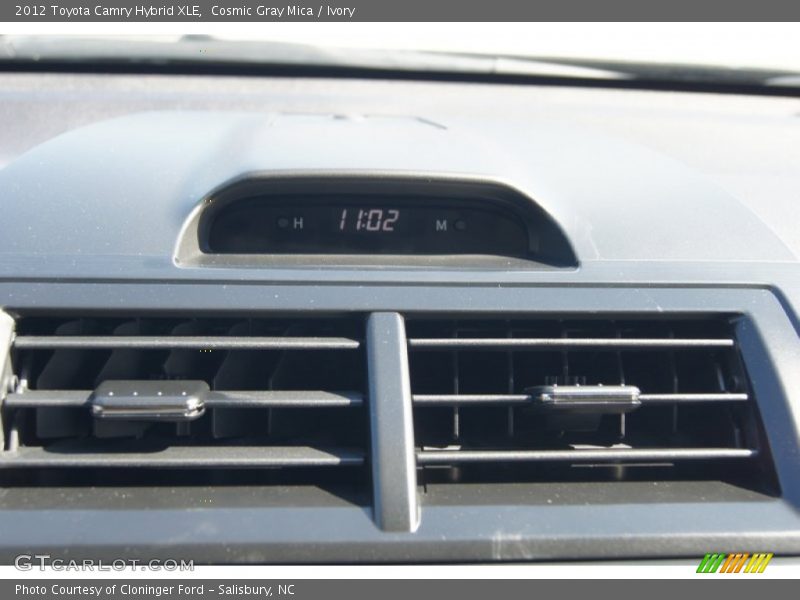 Cosmic Gray Mica / Ivory 2012 Toyota Camry Hybrid XLE