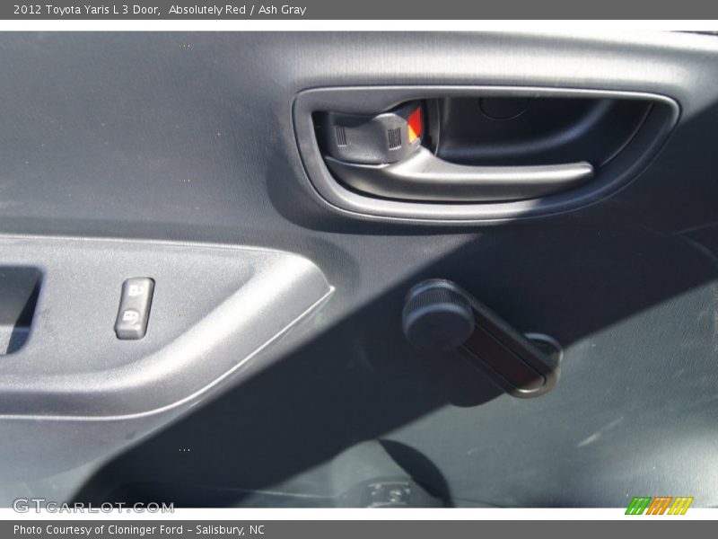 Absolutely Red / Ash Gray 2012 Toyota Yaris L 3 Door