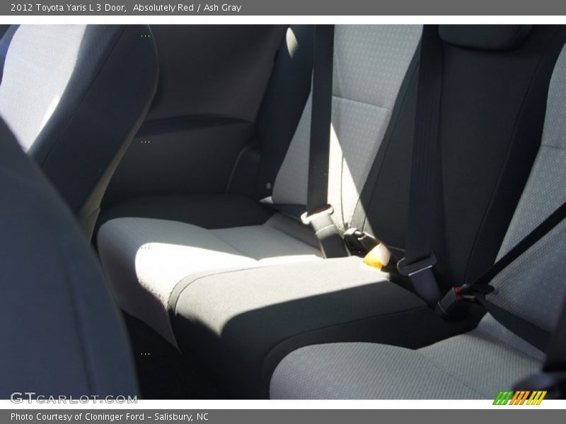 Absolutely Red / Ash Gray 2012 Toyota Yaris L 3 Door