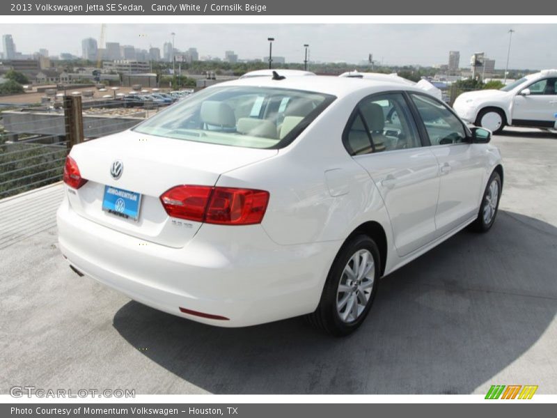 Candy White / Cornsilk Beige 2013 Volkswagen Jetta SE Sedan