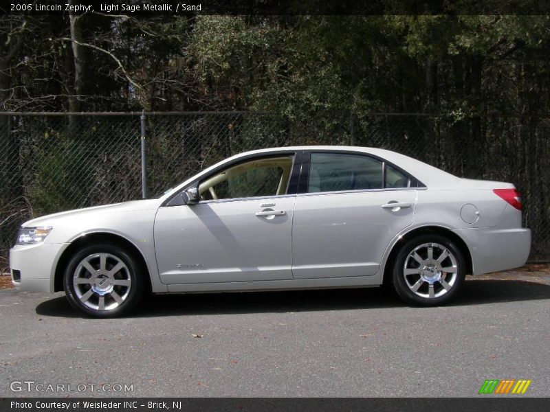 Light Sage Metallic / Sand 2006 Lincoln Zephyr