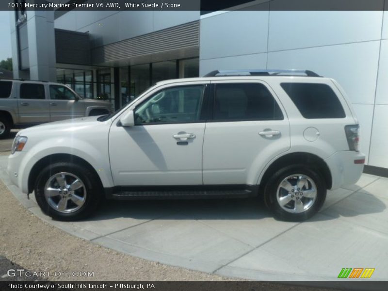 White Suede / Stone 2011 Mercury Mariner Premier V6 AWD