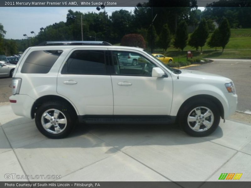 White Suede / Stone 2011 Mercury Mariner Premier V6 AWD