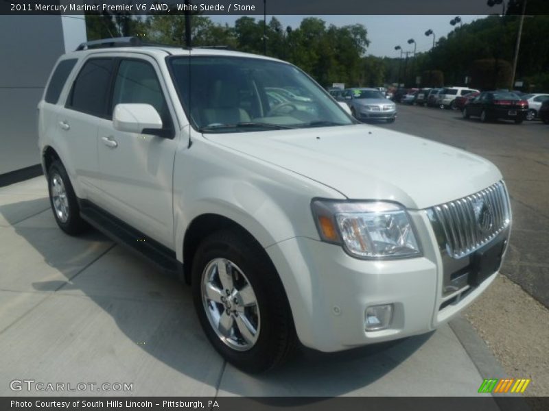 White Suede / Stone 2011 Mercury Mariner Premier V6 AWD