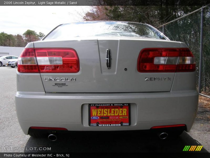 Light Sage Metallic / Sand 2006 Lincoln Zephyr