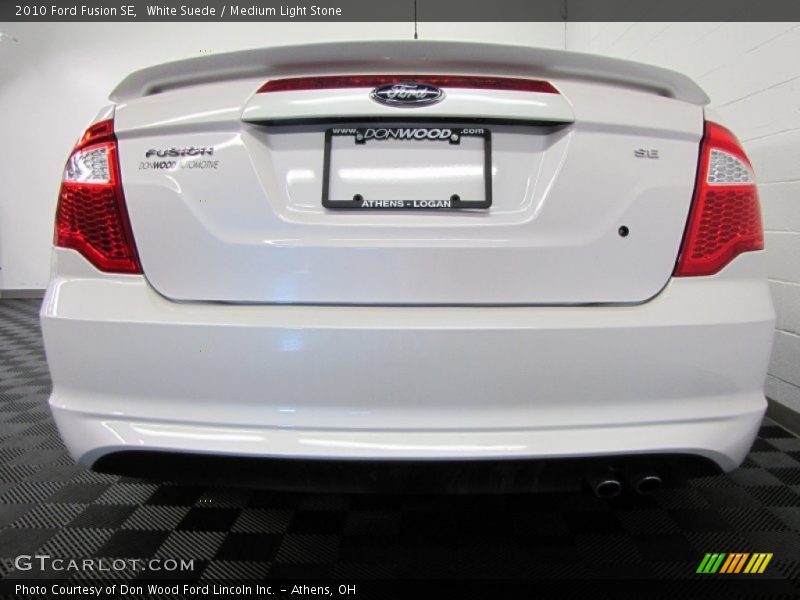 White Suede / Medium Light Stone 2010 Ford Fusion SE