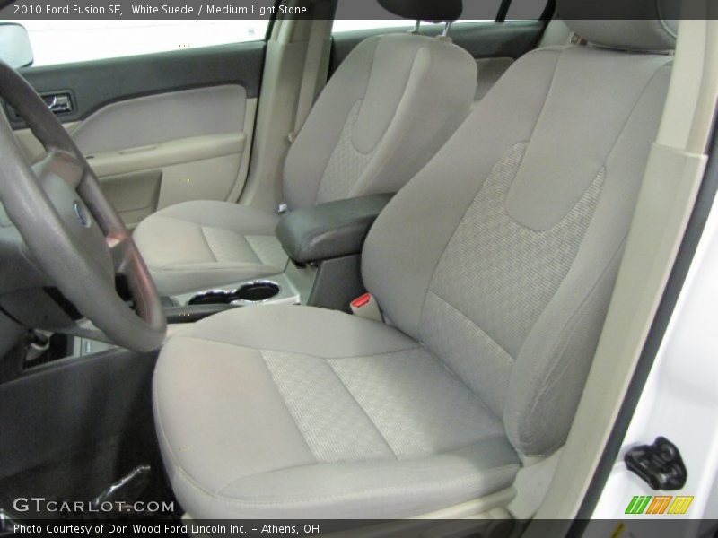 White Suede / Medium Light Stone 2010 Ford Fusion SE
