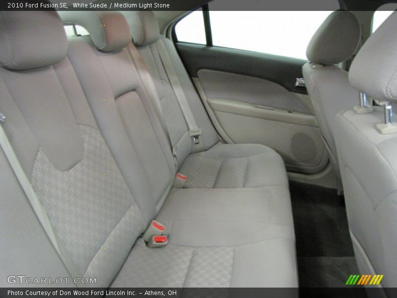 White Suede / Medium Light Stone 2010 Ford Fusion SE