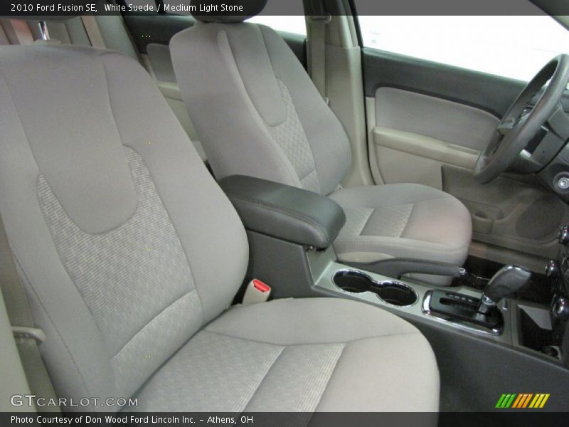 White Suede / Medium Light Stone 2010 Ford Fusion SE