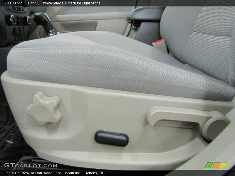White Suede / Medium Light Stone 2010 Ford Fusion SE