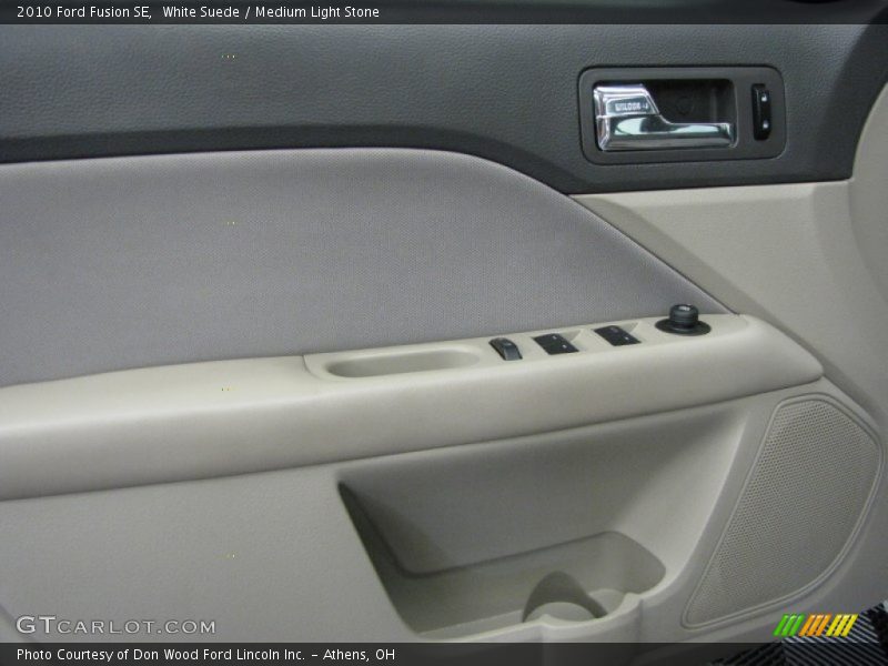 White Suede / Medium Light Stone 2010 Ford Fusion SE