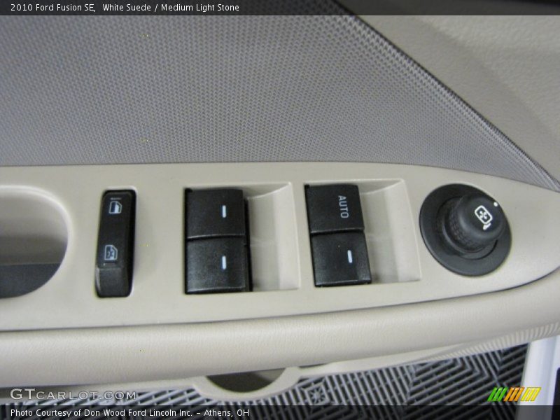 White Suede / Medium Light Stone 2010 Ford Fusion SE