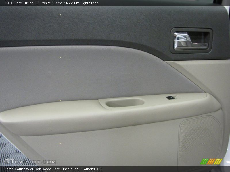White Suede / Medium Light Stone 2010 Ford Fusion SE