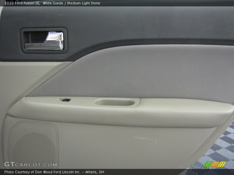 White Suede / Medium Light Stone 2010 Ford Fusion SE