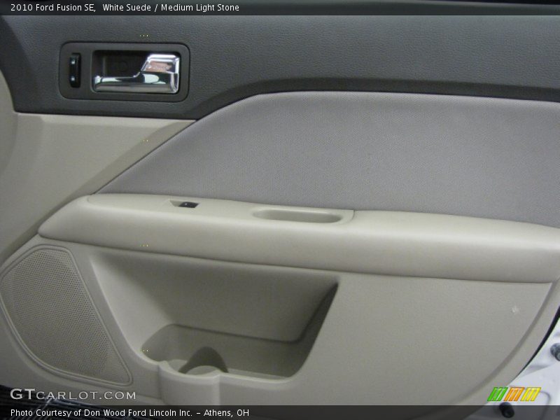 White Suede / Medium Light Stone 2010 Ford Fusion SE