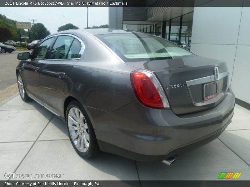 Sterling Gray Metallic / Cashmere 2011 Lincoln MKS EcoBoost AWD