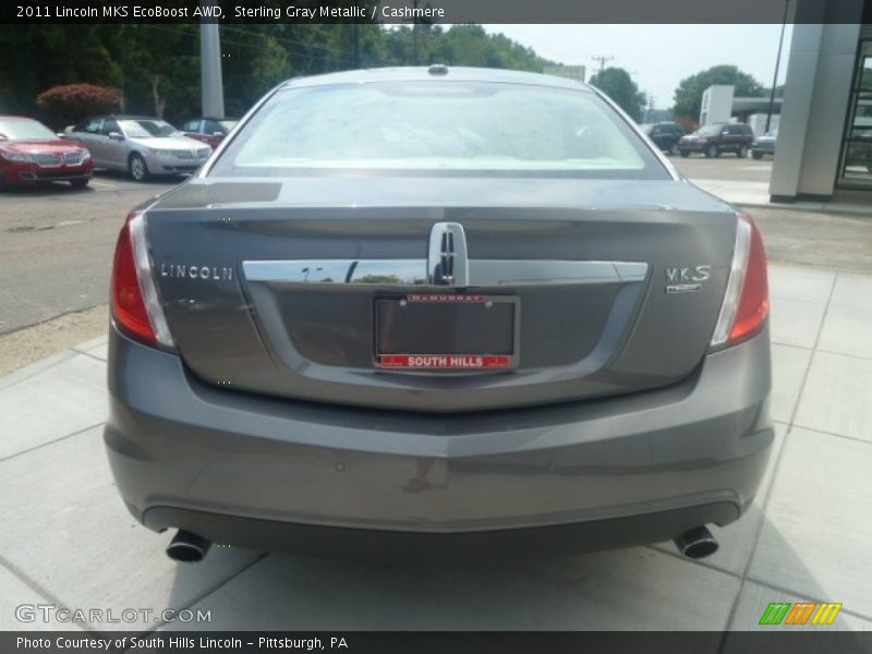 Sterling Gray Metallic / Cashmere 2011 Lincoln MKS EcoBoost AWD