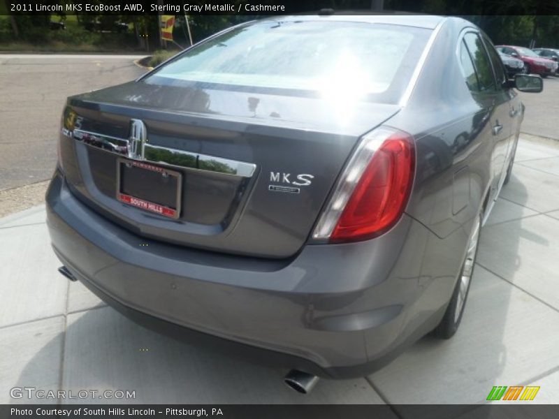 Sterling Gray Metallic / Cashmere 2011 Lincoln MKS EcoBoost AWD