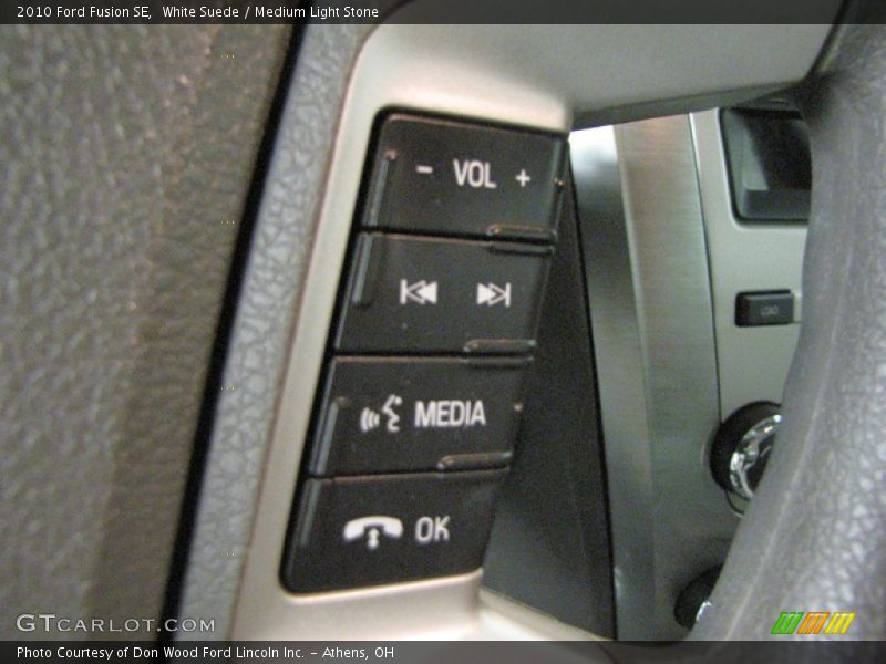 White Suede / Medium Light Stone 2010 Ford Fusion SE