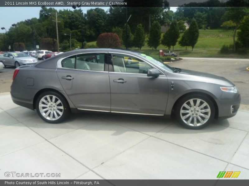 Sterling Gray Metallic / Cashmere 2011 Lincoln MKS EcoBoost AWD