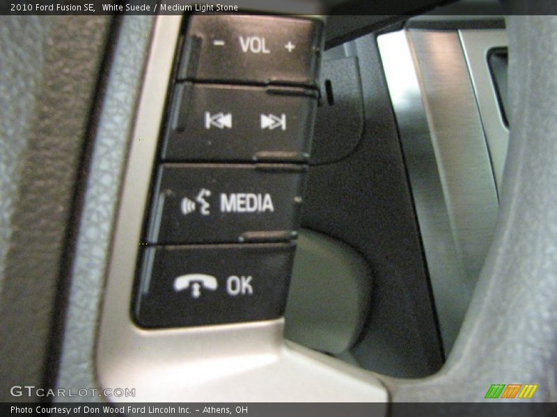 White Suede / Medium Light Stone 2010 Ford Fusion SE