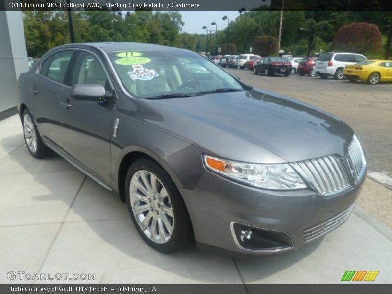 Sterling Gray Metallic / Cashmere 2011 Lincoln MKS EcoBoost AWD
