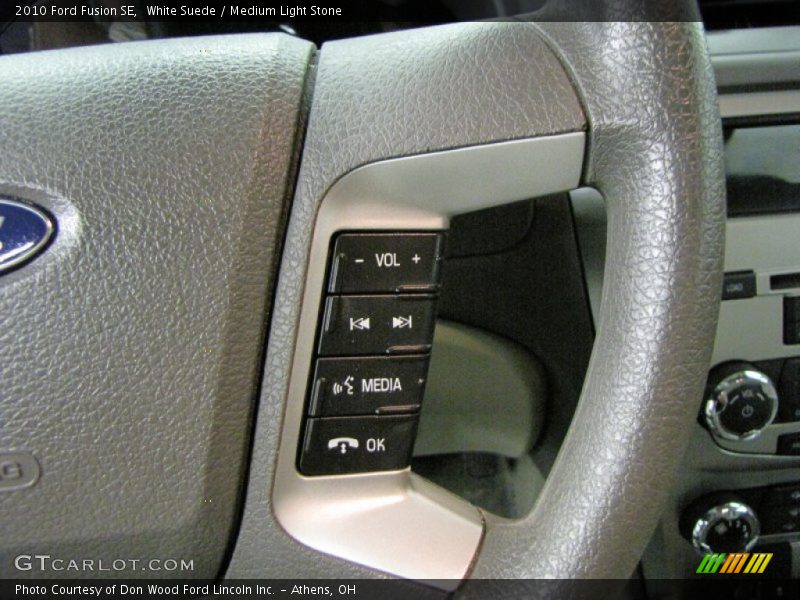 White Suede / Medium Light Stone 2010 Ford Fusion SE