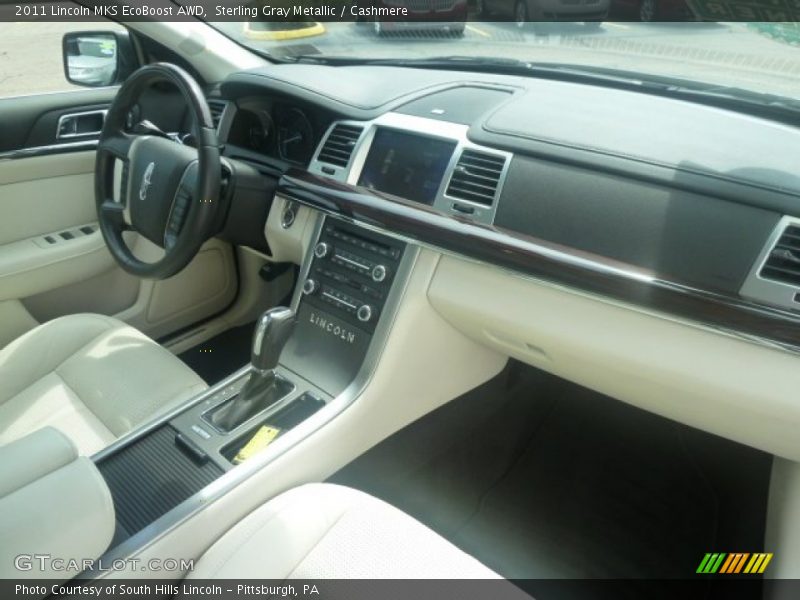 Sterling Gray Metallic / Cashmere 2011 Lincoln MKS EcoBoost AWD