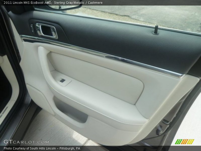 Sterling Gray Metallic / Cashmere 2011 Lincoln MKS EcoBoost AWD