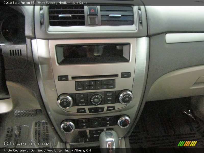 White Suede / Medium Light Stone 2010 Ford Fusion SE