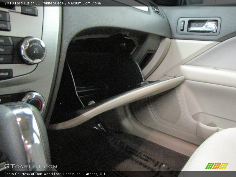 White Suede / Medium Light Stone 2010 Ford Fusion SE