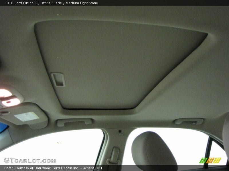 White Suede / Medium Light Stone 2010 Ford Fusion SE