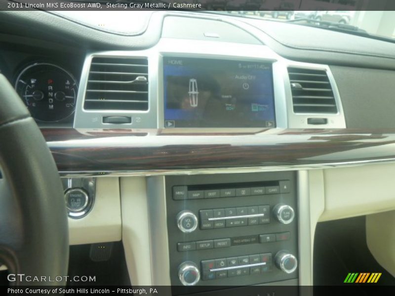 Sterling Gray Metallic / Cashmere 2011 Lincoln MKS EcoBoost AWD