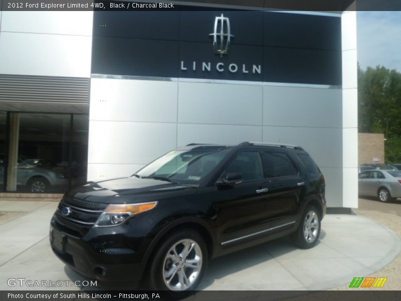 Black / Charcoal Black 2012 Ford Explorer Limited 4WD
