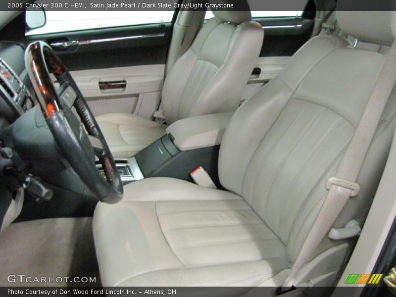 Satin Jade Pearl / Dark Slate Gray/Light Graystone 2005 Chrysler 300 C HEMI