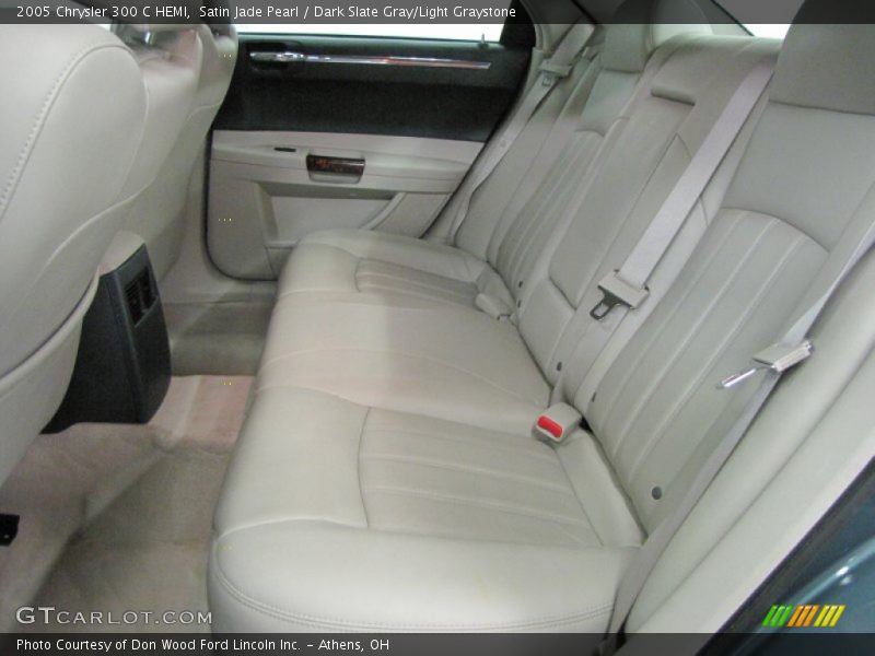 Satin Jade Pearl / Dark Slate Gray/Light Graystone 2005 Chrysler 300 C HEMI