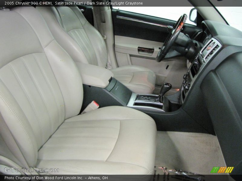 Satin Jade Pearl / Dark Slate Gray/Light Graystone 2005 Chrysler 300 C HEMI